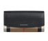 Burberry Nova Check Long Wallet, front view